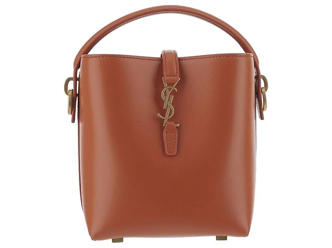 Bolsa de Ombro Mini Le 37 da Saint Laurent Laranja