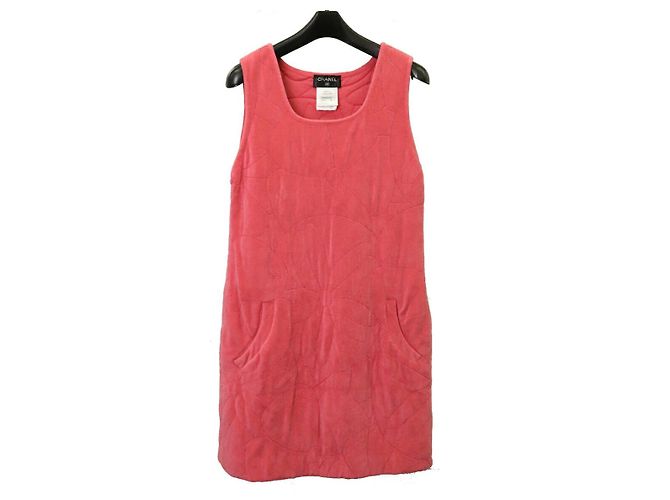 Timeless Vestido de algodão Chanel Camellia Rosa