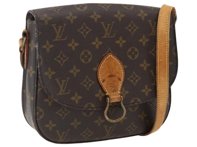 LOUIS VUITTON Bolsa de Ombro Monogram Saint Cloud GM M51242 LV Auth BA10836 Monograma