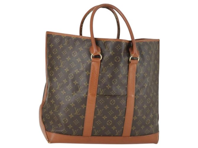 LOUIS VUITTON Borsa Tote Weekend GM Monogram M42420 LV Auth 169314 Monogramma
