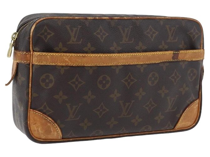 LOUIS VUITTON Clutch Compiegne 28 M51845 LV Auth BA10676 Monogramm