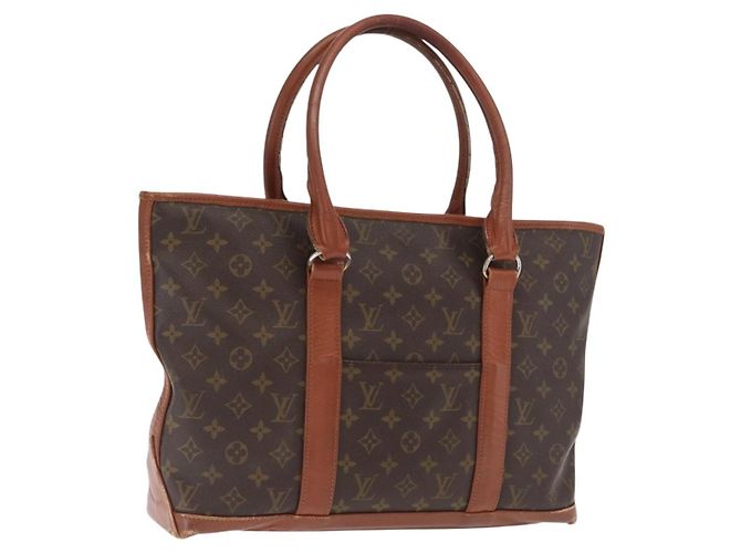 LOUIS VUITTON Sac Weekend PM Monogram M42425 LV Auth BA10407 Monogramme