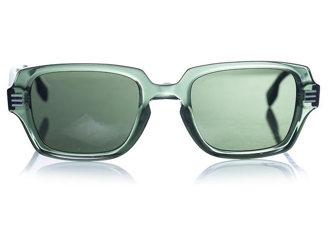 Burberry, grüne Sonnenbrillen