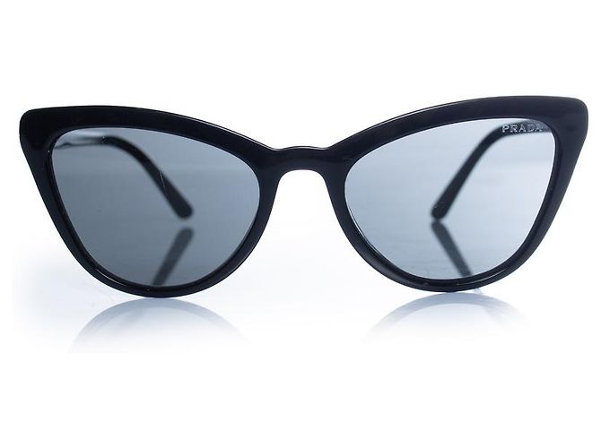 Prada, cat eye sunglasses in black