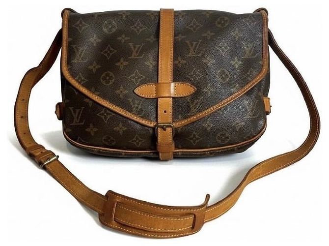Louis Vuitton Saumur 30 Brown Beige