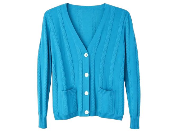 Céline Tricot en Lin Bleu Clair
