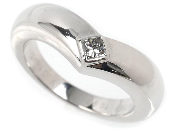 Triandre-Diamantring aus 18K Weißgold von Cartier