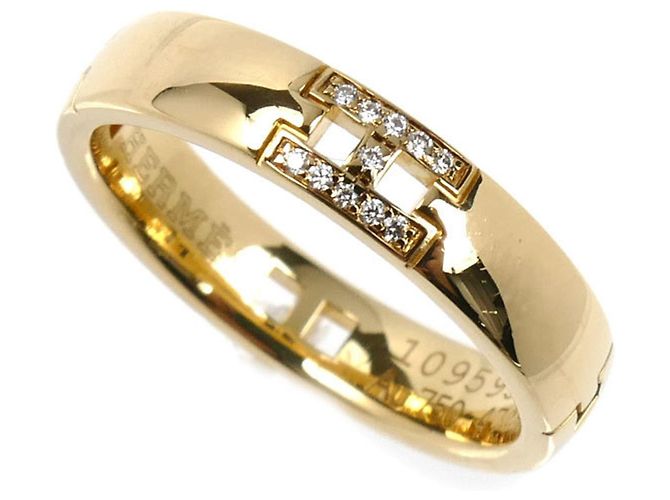 Ring Hermès Anillo de boda Hercules en oro amarillo de 18K Hermes
