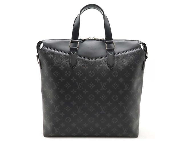 Borsa a tracolla Monogram Eclipse di Louis Vuitton Nero Grigio