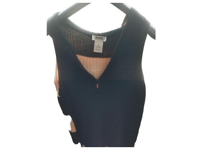 Sonia Rykiel Maglione senza maniche Rykiel Nero Rosa