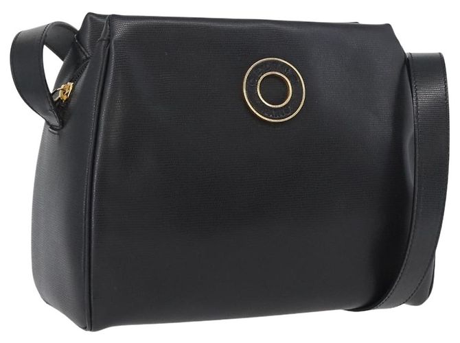 Céline Borsa a Spalla CELINE Circle in Pelle Nera e Oro Auth 170992 Nero D'oro