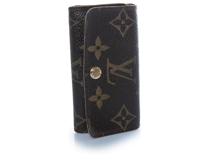Louis Vuitton, vintage monogram key pouch Brown