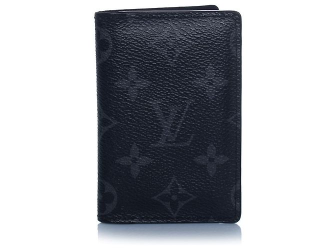 Louis Vuitton, Monogram card holder in canvas Black