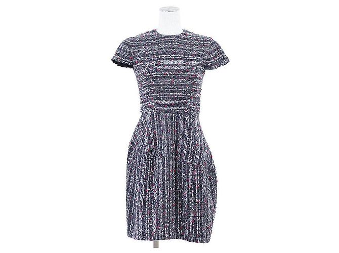 Autre Marque Vestido de Tweed YOKO CHAN Multicolor