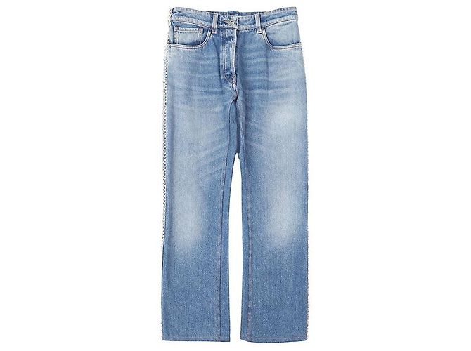 Prada 2018 Denim Cotton Pants Blue