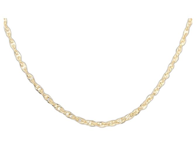 Autre Marque Colar Au750 Dourado