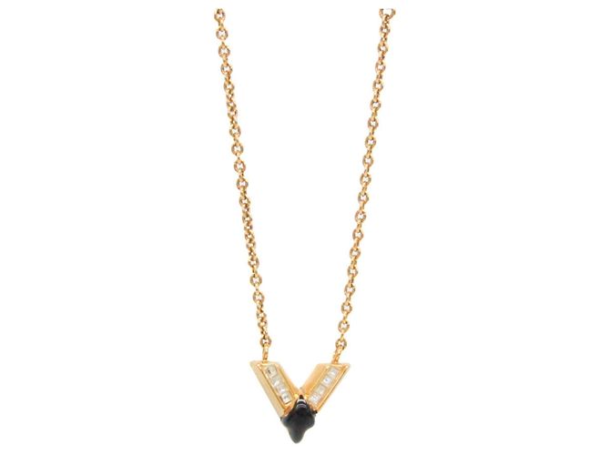 Colar Louis Vuitton The Great Essentials com pingente Dourado