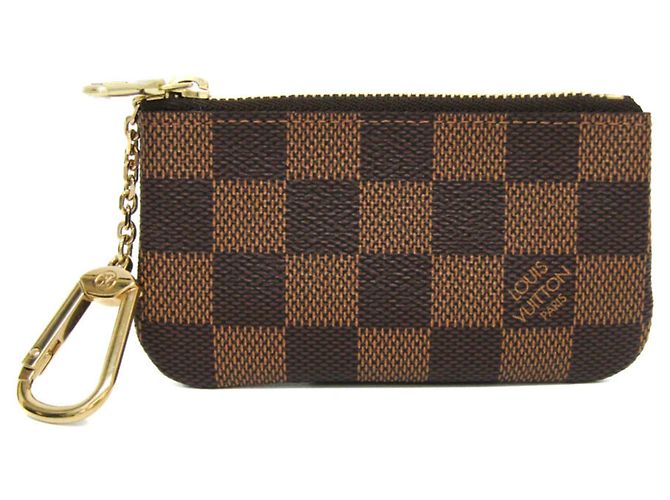 Louis Vuitton Damier Key Pouch N62658 Brown Damier ebene