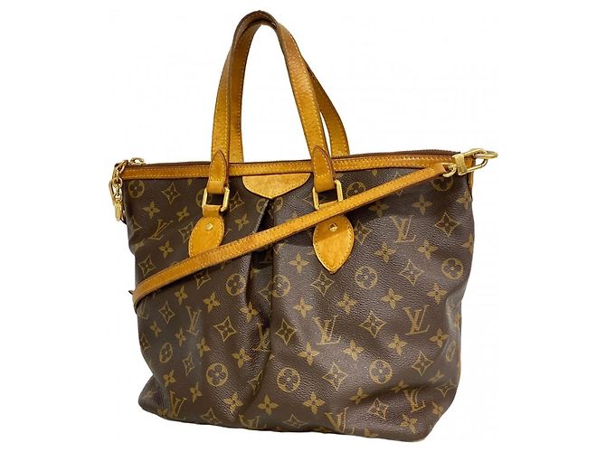 Bolsa Louis Vuitton Monogram Palermo PM Marrom