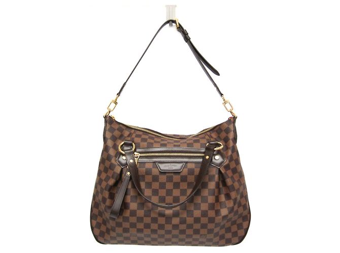 Evora Sac à main Louis Vuitton Damier Évora MM Marron Damier ebène