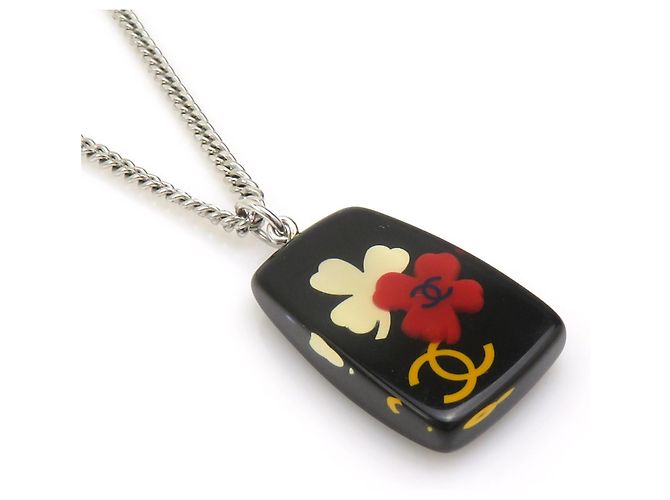 Collana Nera e Argento CHANEL Nero 