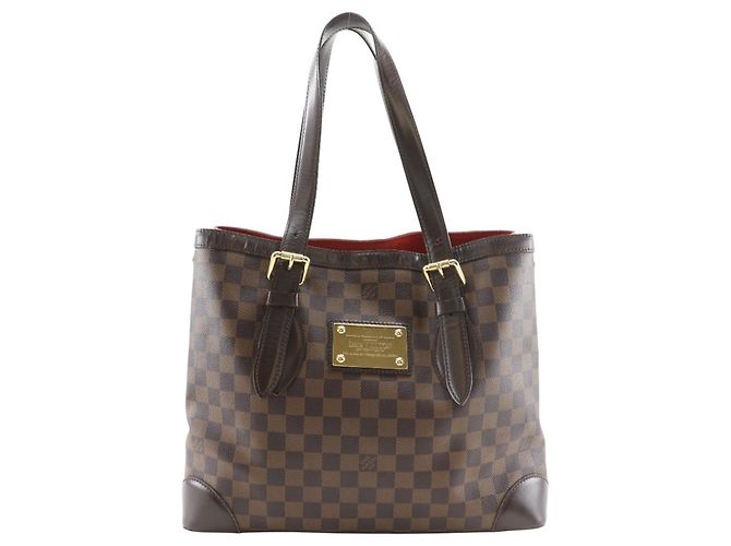 Bolsa Tote Hampstead MM Louis Vuitton Marrom