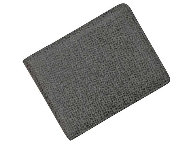 Louis Vuitton Glacier Gray Bi-Fold Wallet Brown