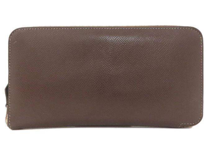 Cartera Larga Azap Clásica Hermès Marrón oscuro