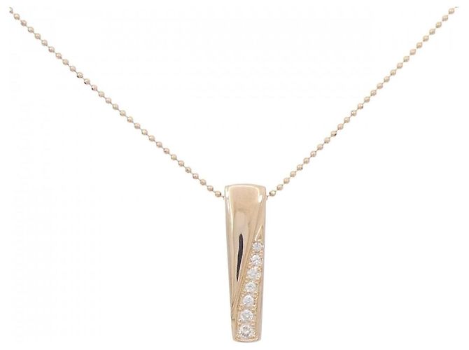 Autre Marque Au750 Rosa Diamant Halskette Pink
