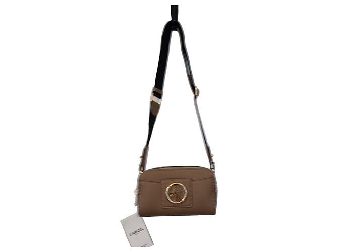 Bolsa de Ombro Lancel em Couro Marrom Gold hardware