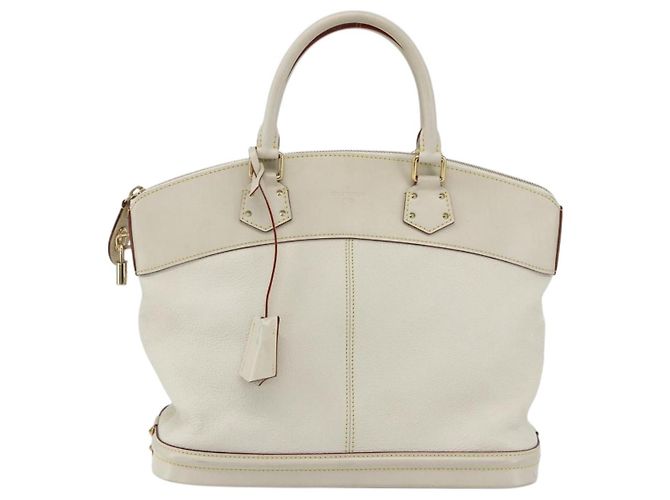 Louis Vuitton Suhali Lockit Leather PM Blanco