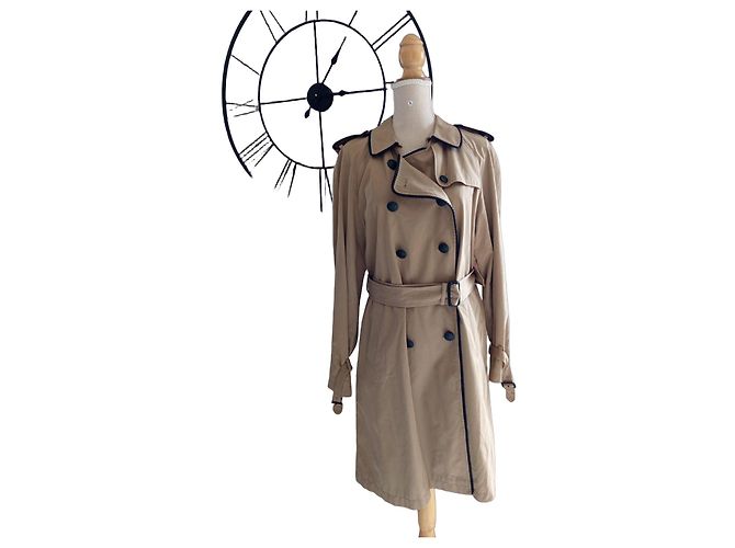 Gerard Darel Trench coat beige de algodón de Gérard Darel