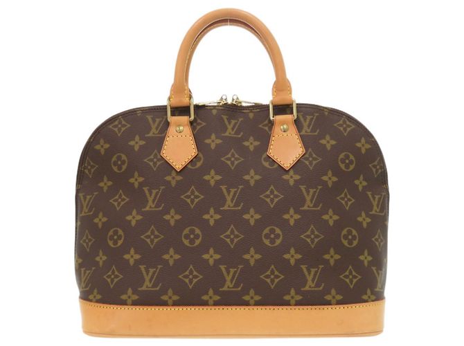 Sac à main Alma Monogram Louis Vuitton Marron Monogramme