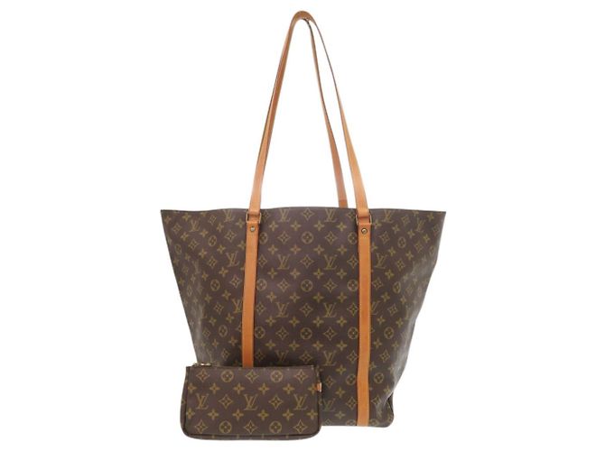 Louis Vuitton Monogram Einkaufstasche Braun Monogramm
