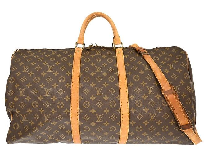Louis Vuitton Keepall Bandouliere Monogram Canvas 60 Marrom