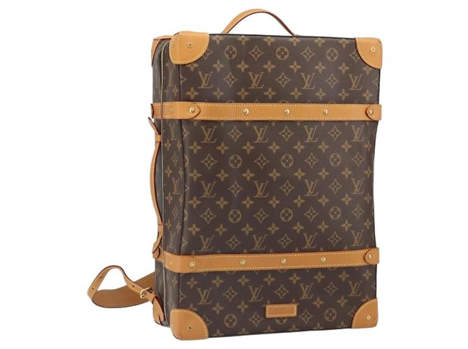 LOUIS VUITTON Monogram Soft Trunk Rucksack MM Rucksack M44749 LV Auth 169865SAM Monogramm