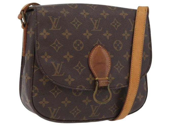 LOUIS VUITTON Bolsa de Ombro Monogram Saint Cloud GM M51242 LV Auth BA10594 Monograma