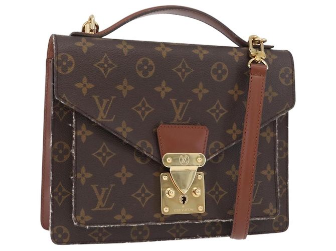 LOUIS VUITTON Borsa a Spalla Monceau 26 Monogram M51187 LV Auth BA10820 Monogramma