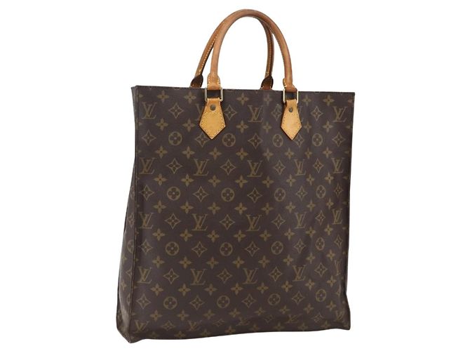 LOUIS VUITTON Bolsa Sac Plat Monogram M51140 LV Auth BA10825 Monograma