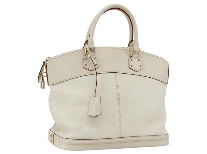 LOUIS VUITTON Suhari Rock It PM Bolsa de Mão Branca M91887 LV Auth bs33327A Branco