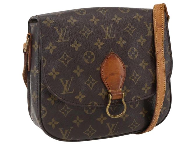 LOUIS VUITTON Bolsa de Ombro Monogram Saint Cloud GM M51242 LV Auth 171329 Monograma