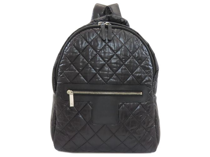 Chanel Coco Cocoon Nylon Backpack Black