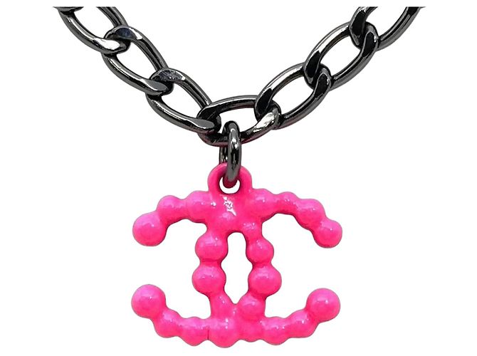Timeless Colar Coco Mark da Chanel Rosa