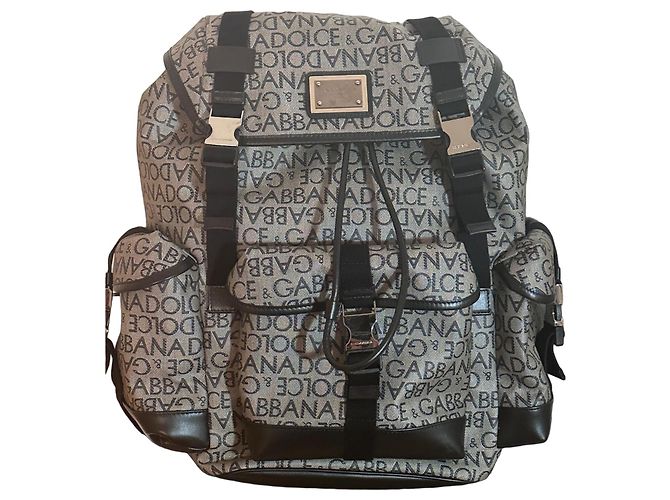 Dolce & Gabbana D&G Jacquard backpack Black