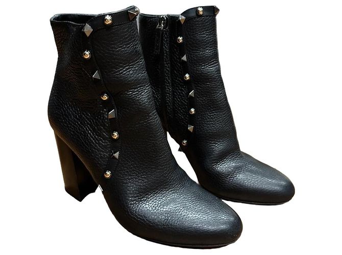 Botines Rockstud de Valentino Garavani Negro