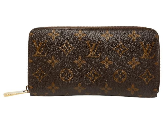 Louis Vuitton Monogram Zippy Wallet Brown