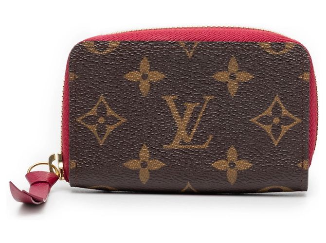 Visitenkartenetui Multicart Monogram Louis Vuitton Braun Fuschia