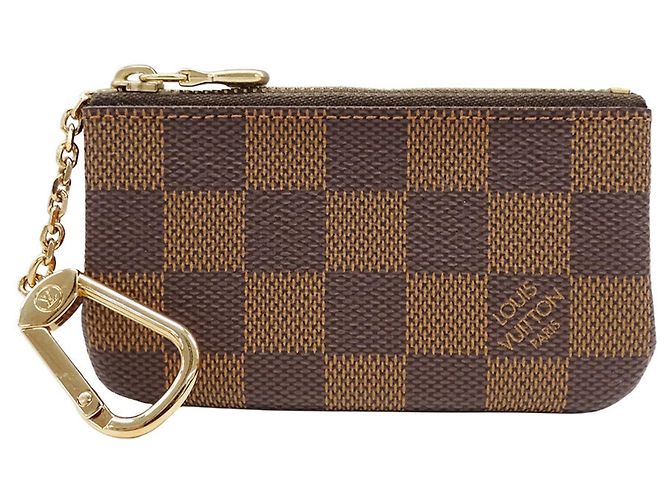 Louis Vuitton Damier Canvas Coin Purse Brown