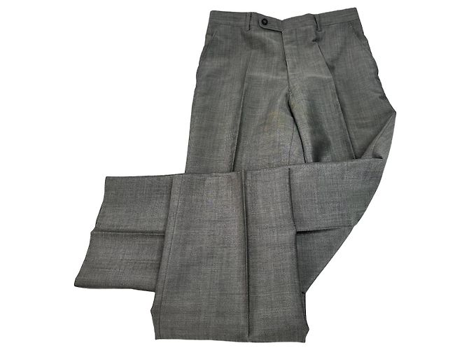 Vintage Dior Wool Pants Grey Dark grey