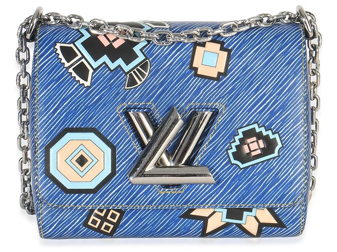 Louis Vuitton Bleu Denim Aztec Epi Twist PM